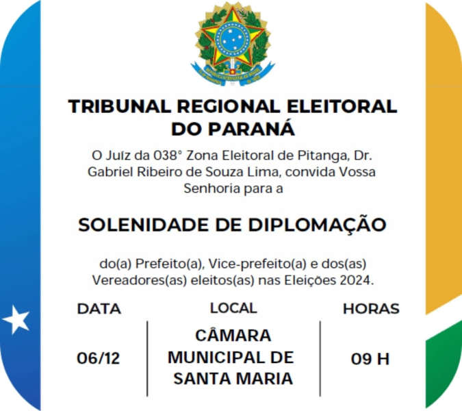 SOLENIDADE DE DIPLOMAÇÃO